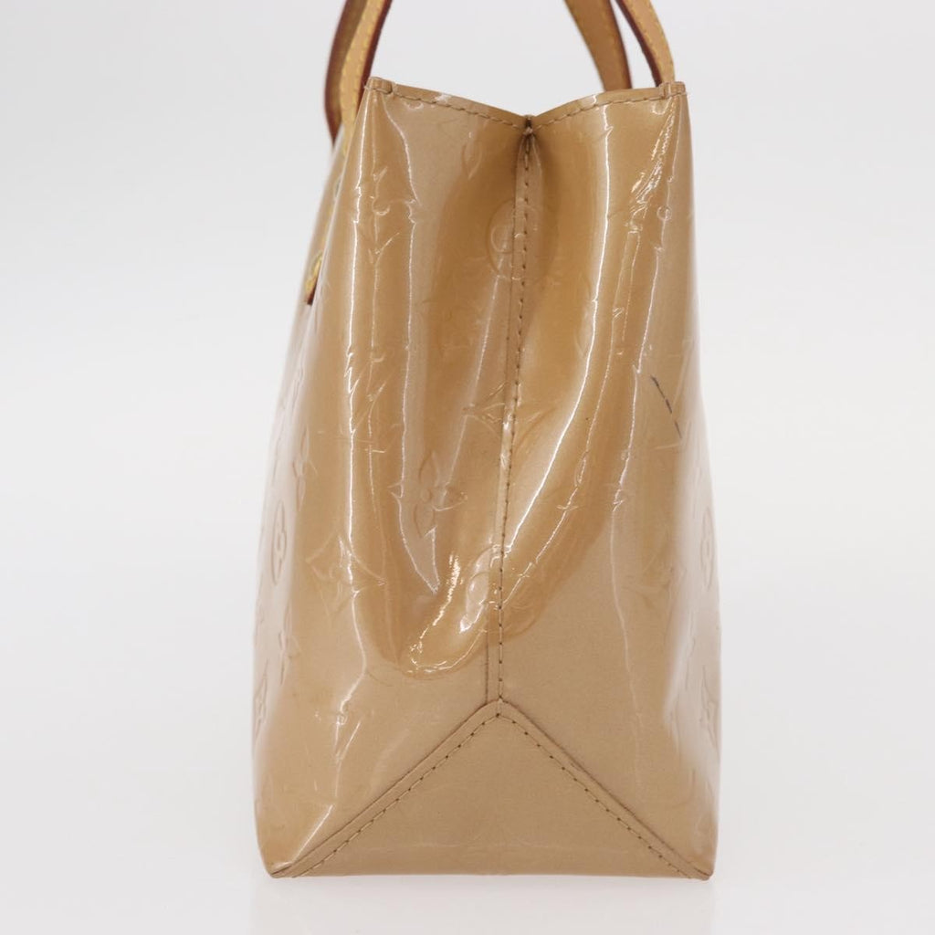Louis Vuitton Reade Handbag Monogram Vernis Beige Patent_Leather Handbag (Pre-Owned)