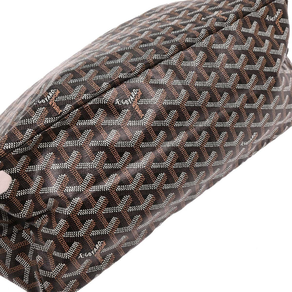 Goyard Saint Louis Tote Coated Canvas Black Canvas Tote Bag Bag (Pre-Owned)
