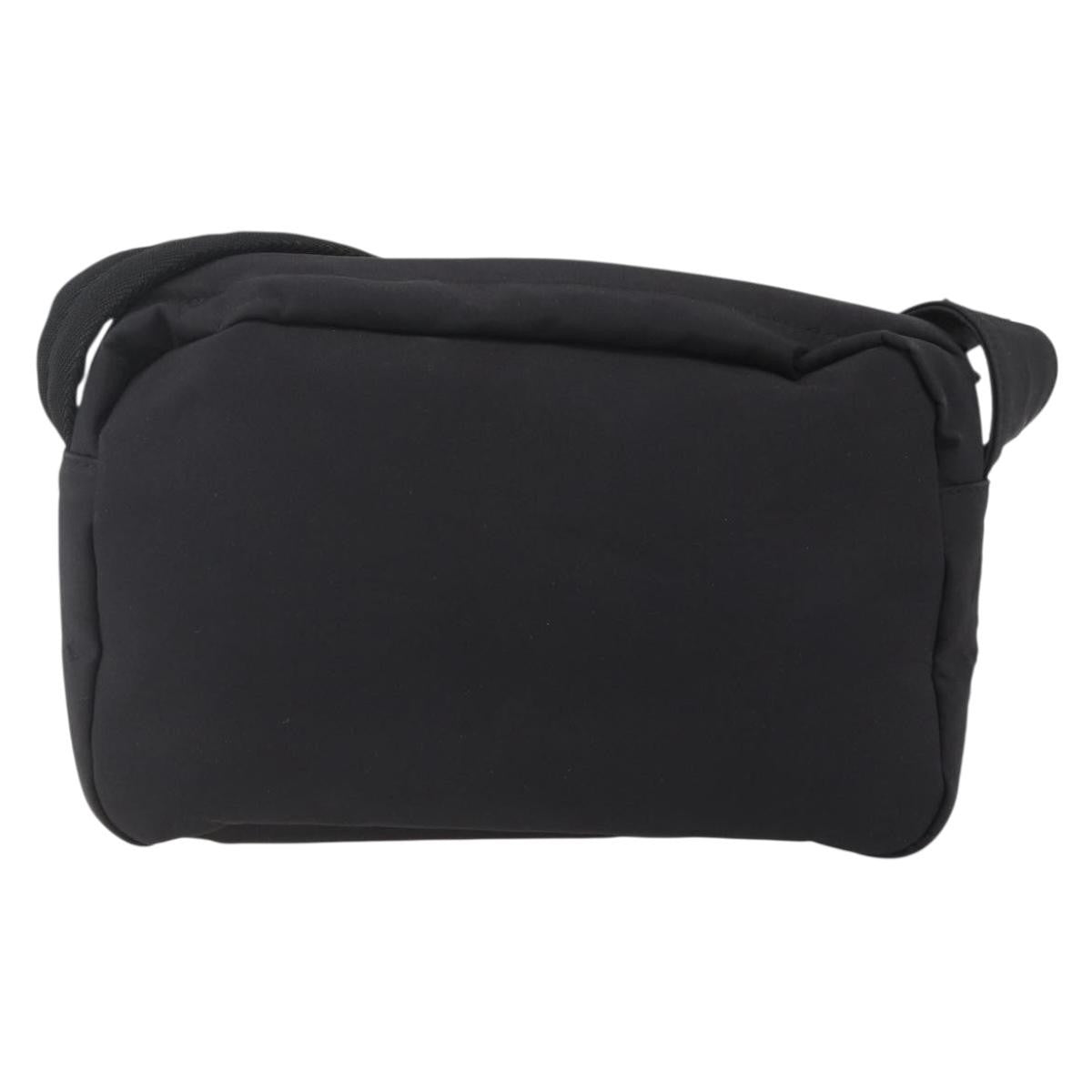 Prada Sport Zip Shoulder Bag Nylon Black Nylon Shoulder Bag Bag (Pre-Owned)