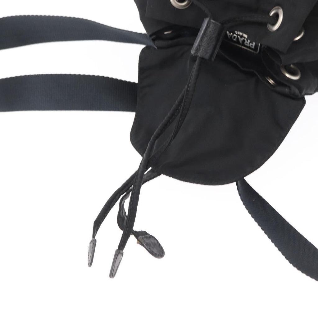 Prada Front Pocket Backpack Tessuto Black Nylon Backpack Bag (Pre-Owned)