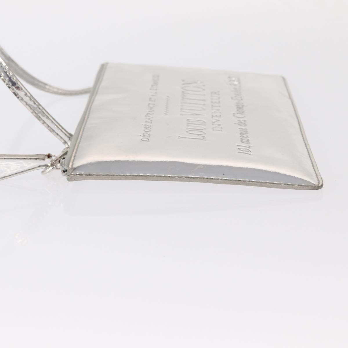 Louis Vuitton Pochette Clutch Monogram Miroir Pvc Silver Patent_Leather Clutche & Pouche Bag (Pre-Owned)