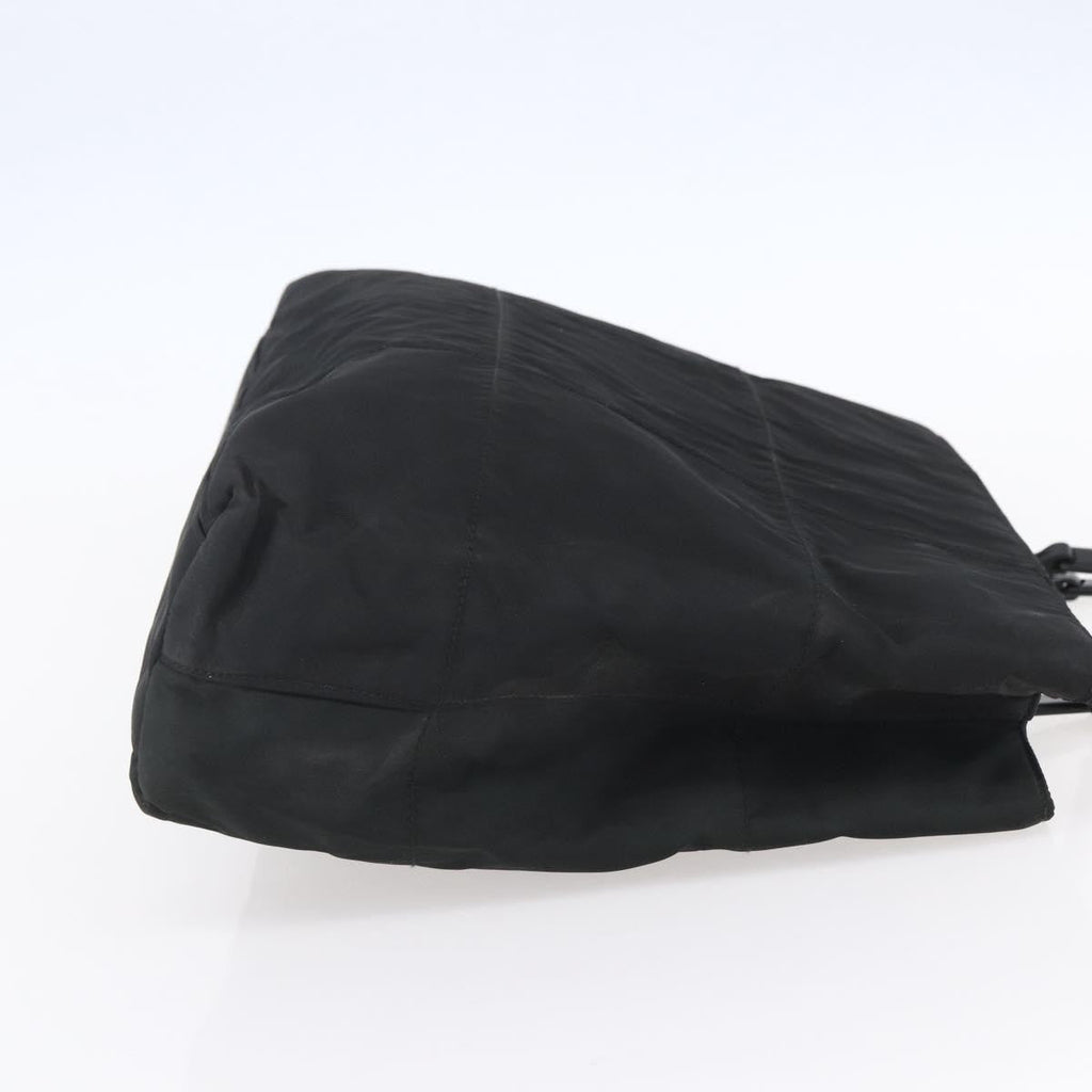 Prada Vintage Tote Tessuto Black Nylon Tote Bag Bag (Pre-Owned)