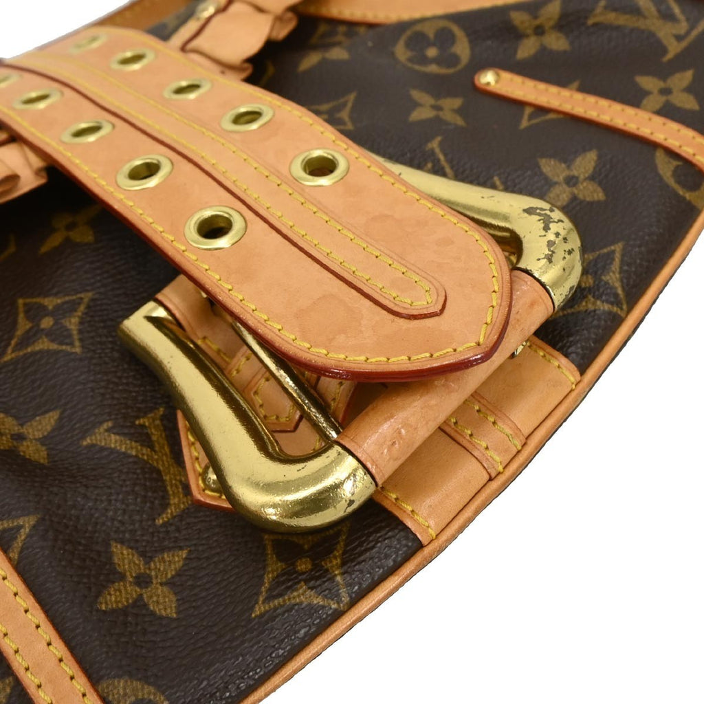 Louis Vuitton Leonor Handbag Monogram Canvas Brown Canvas Handbag (Pre-Owned)