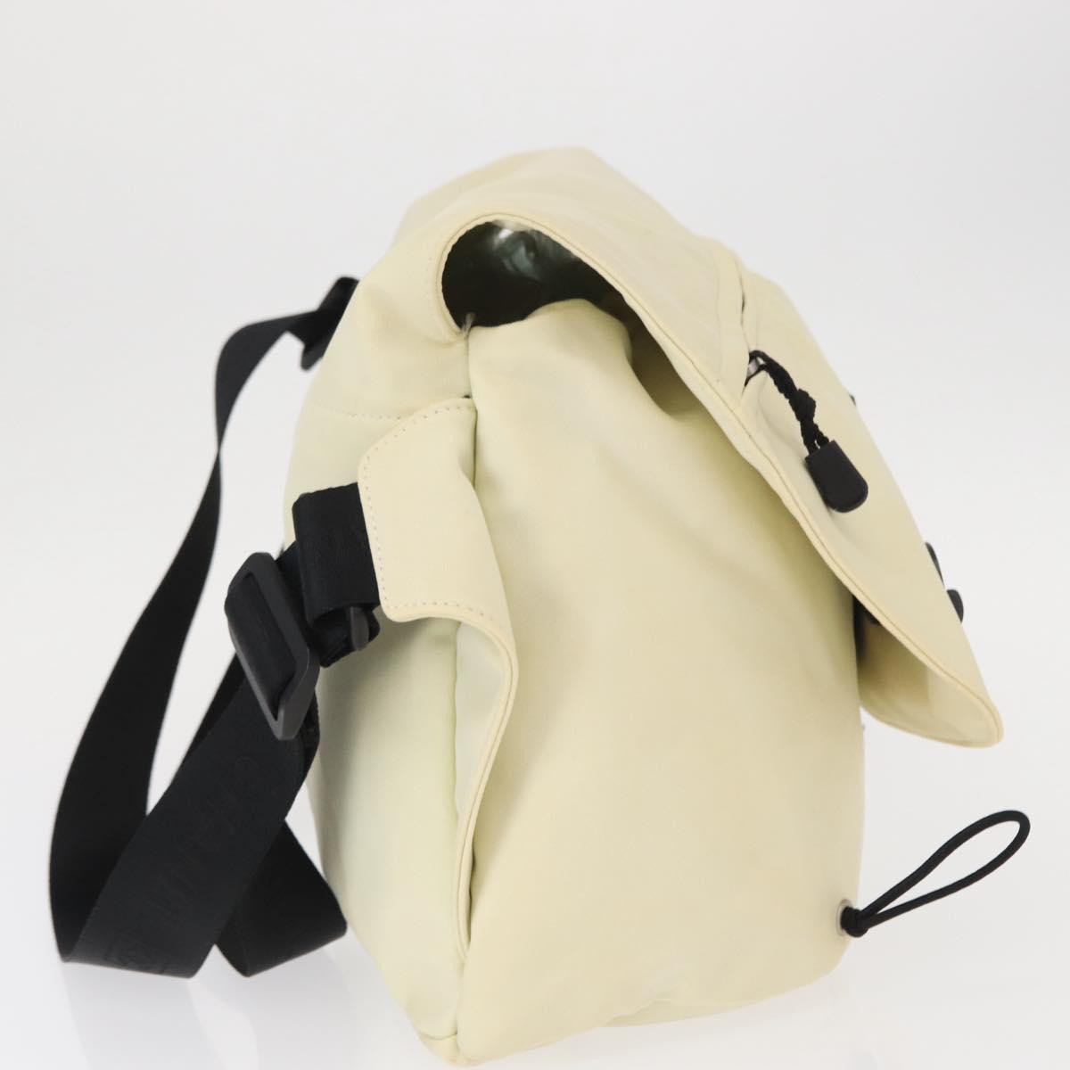 Chanel Sport Line Shoulder Bag Nylon Beige Nylon Shoulder Bag Bag (Pre-Owned)