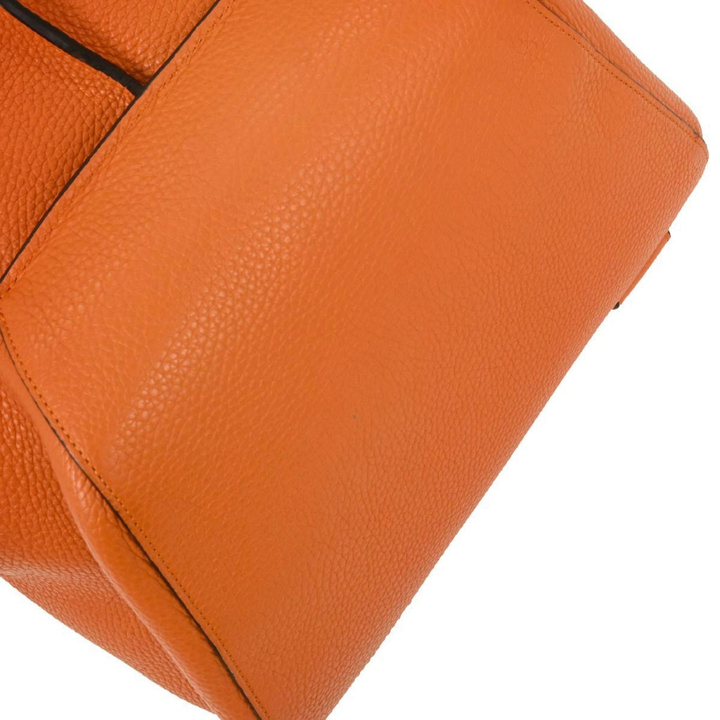 Loewe Anton Sling Bag Leather Orange Leather Shoulder Bag Bag (Pre-Owned)