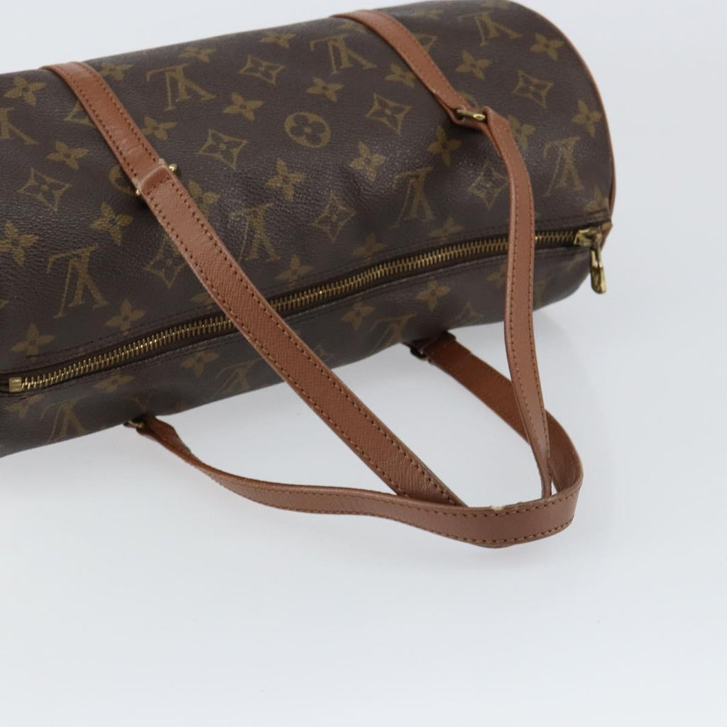 Louis Vuitton Papillon Handbag Monogram Canvas Brown Canvas Handbag (Pre-Owned)