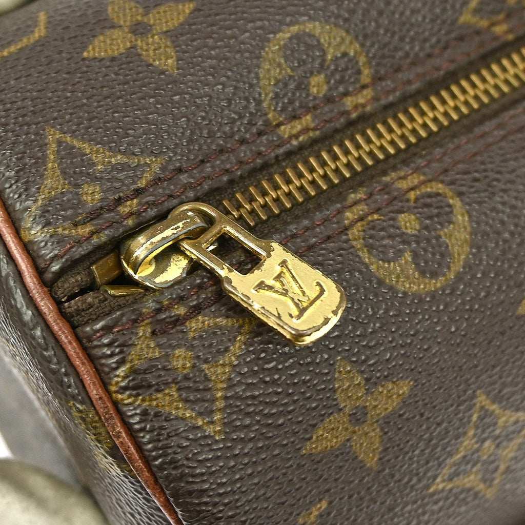 Louis Vuitton Papillon Handbag Monogram Canvas Brown Canvas Handbag (Pre-Owned)