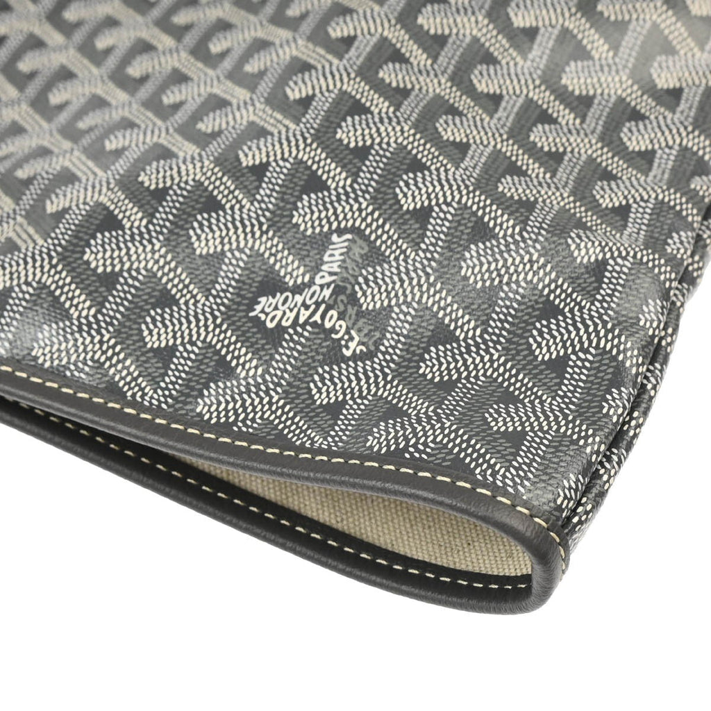 Goyard Saint Louis Tote Coated Canvas Gray Canvas Tote Bag Bag (Pre-Owned)