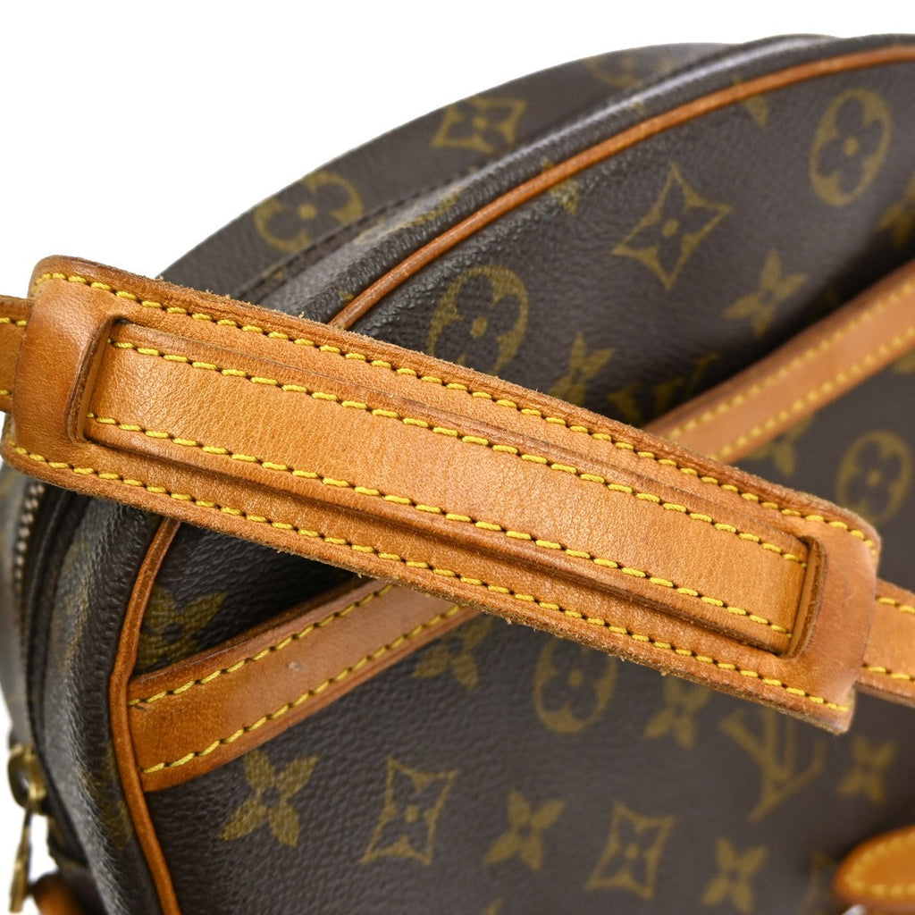 Louis Vuitton Blois Handbag Monogram Canvas Brown Canvas Shoulder Bag Bag (Pre-Owned)