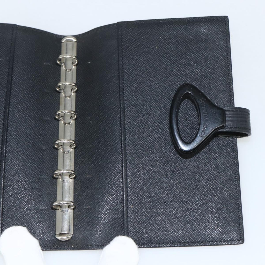 Louis Vuitton Agenda Cover Epi Leather Black Leather Wallets Accessory (Pre-Owned)