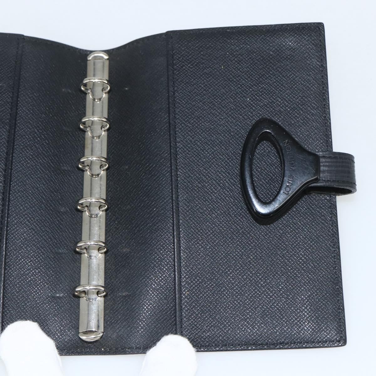 Louis Vuitton Agenda Cover Epi Leather Black Leather Wallets Accessory (Pre-Owned)