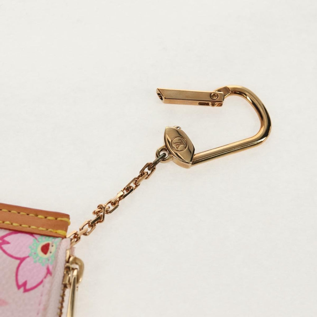 Louis Vuitton Pochette Cles Key Pouch Reverse Monogram Giant Pink Canvas Clutche & Pouche Bag (Pre-Owned)