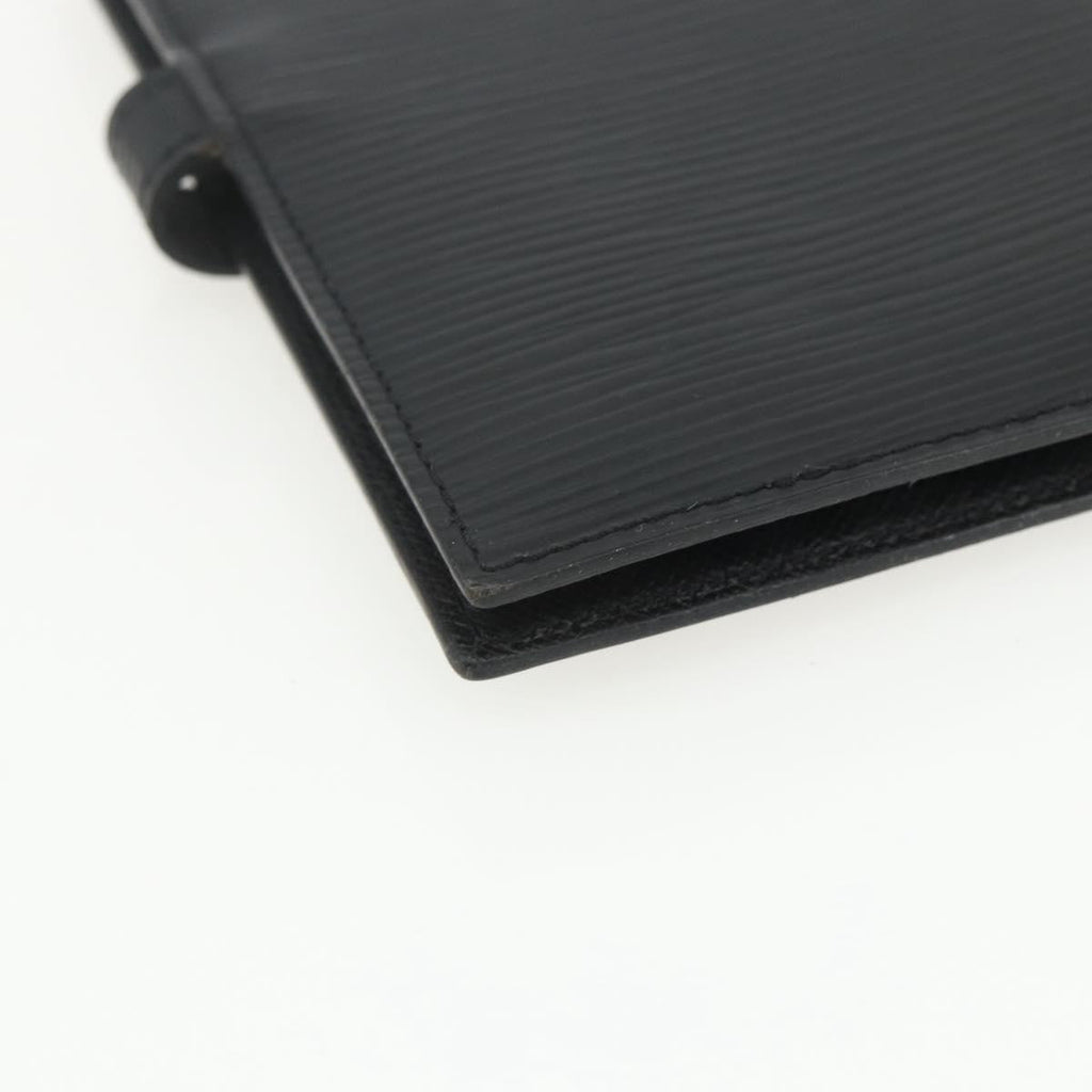 Louis Vuitton Agenda Cover Epi Leather Black Leather Wallets Accessory (Pre-Owned)