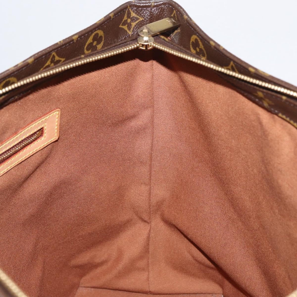 Louis Vuitton Cabas Mezzo Monogram Canvas Brown Canvas Tote Bag Bag (Pre-Owned)