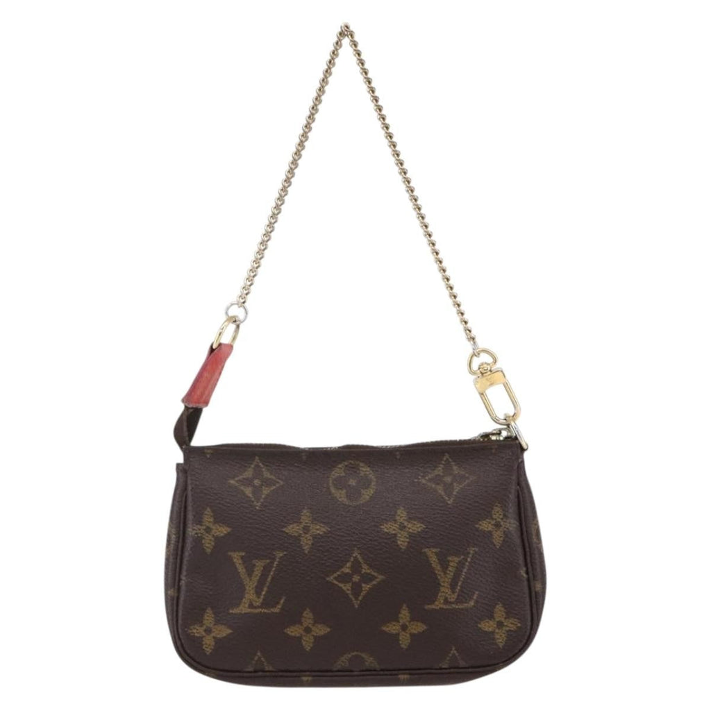 Louis Vuitton Pochette Accessoires Limited Edition Christmas Animation Monogram Canvas Brown Canvas Clutche & Pouche Bag (Pre-Owned)