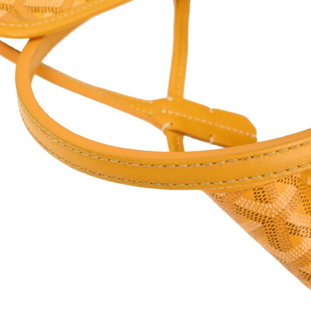 Goyard Saint Louis Tote Coated Canvas Yellow Canvas Tote Bag Bag (Pre-Owned)