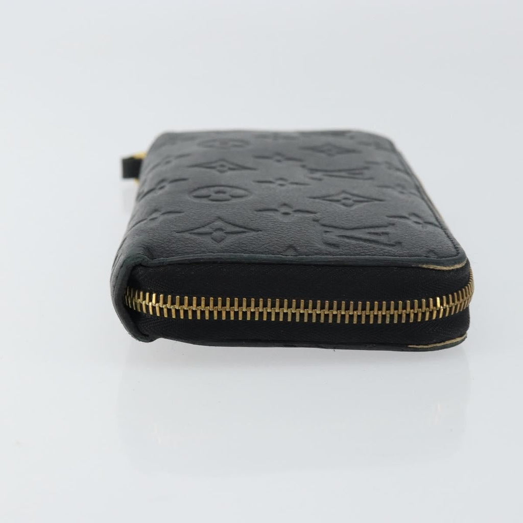 Louis Vuitton Zippy Wallet Nm Leather Empreinte Black Leather Wallets Accessory (Pre-Owned)