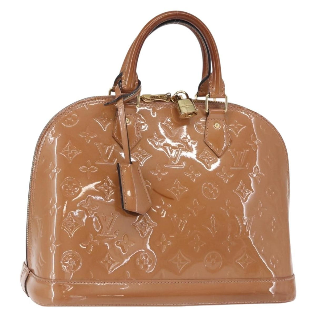 Louis Vuitton Alma Handbag Patent Leather Pink Patent_Leather Handbag (Pre-Owned)