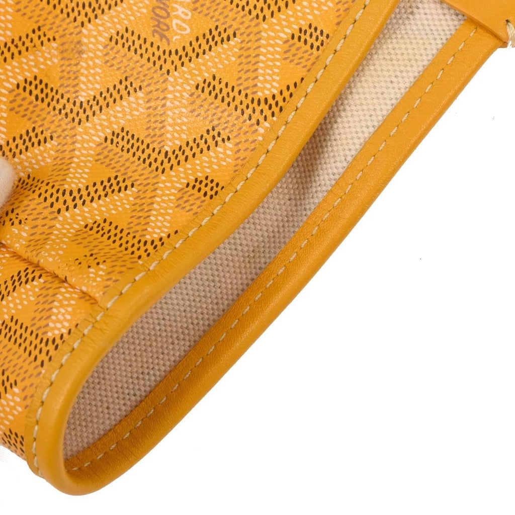 Goyard Saint Louis Tote Coated Canvas Yellow Canvas Tote Bag Bag (Pre-Owned)