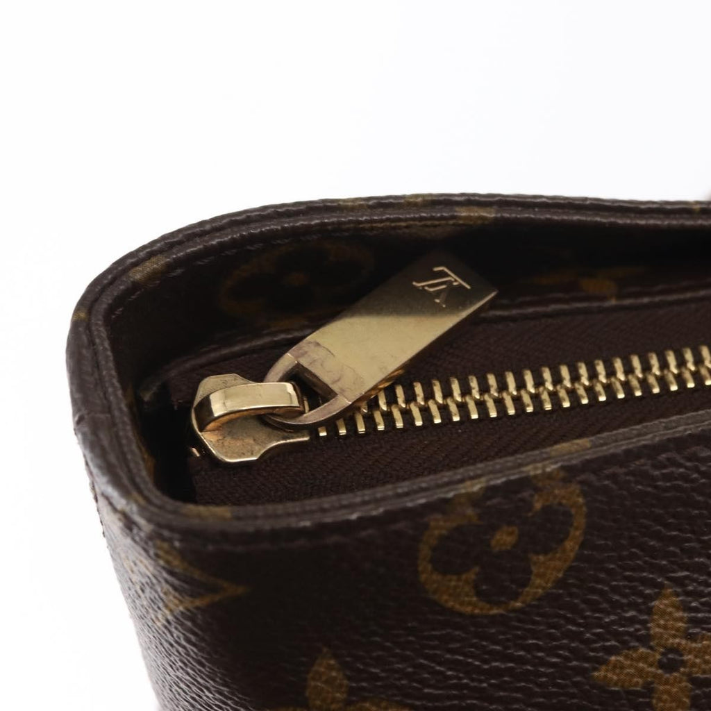 Louis Vuitton Cabas Mezzo Monogram Canvas Brown Canvas Tote Bag Bag (Pre-Owned)