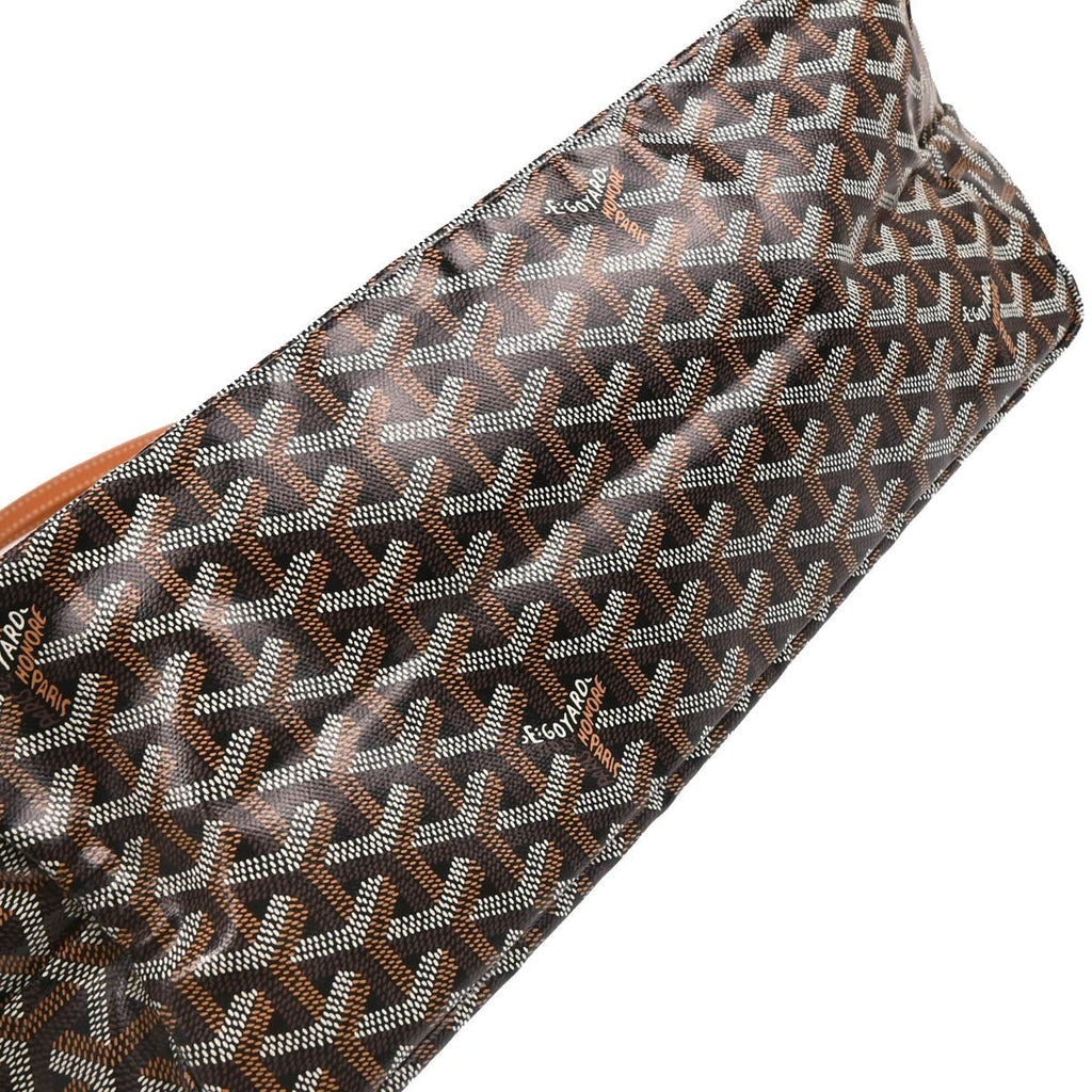 Goyard Saint Louis Tote Coated Canvas Black Canvas Tote Bag Bag (Pre-Owned)