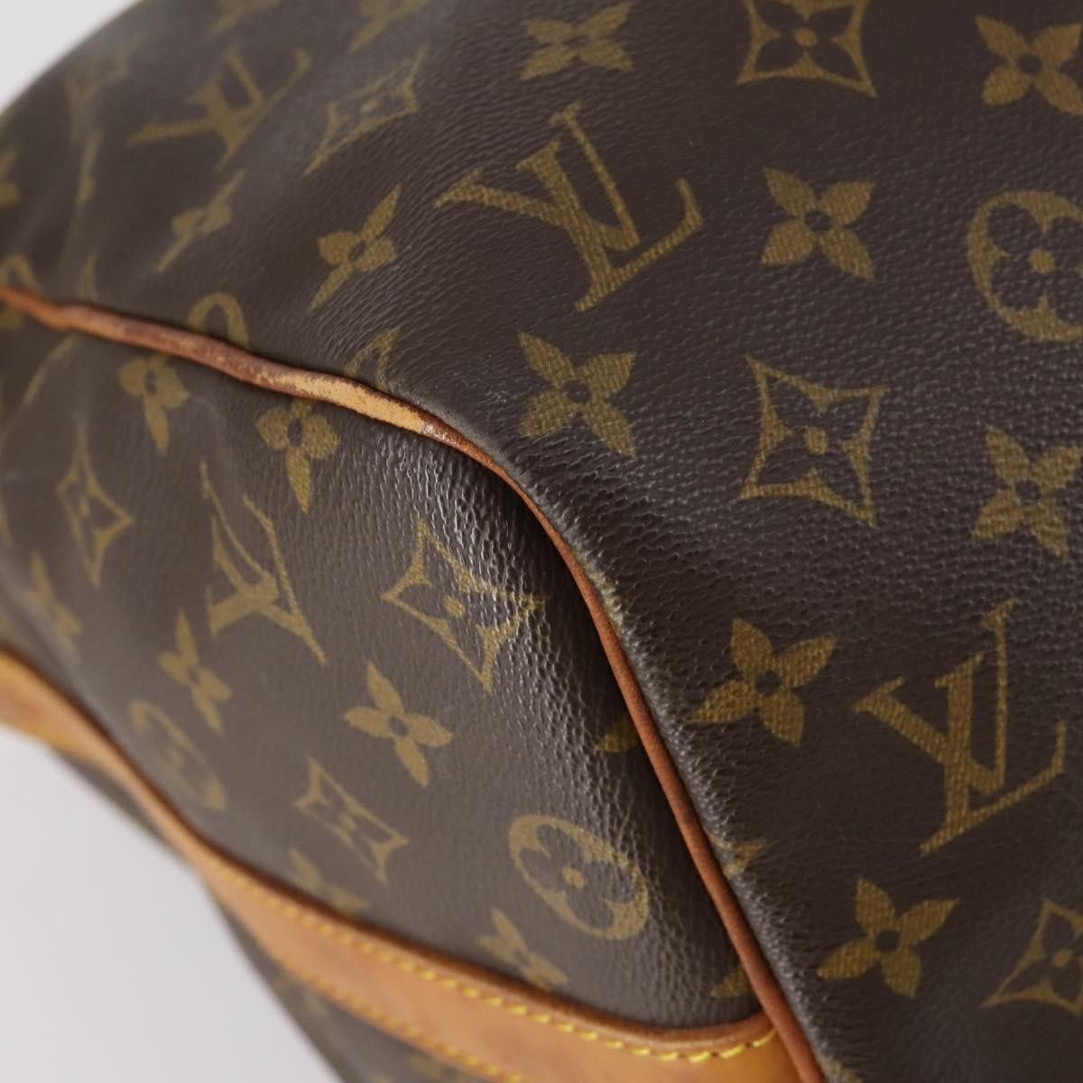 Louis Vuitton Keepall Bandouliere Bag Monogram Canvas Brown Canvas Travel Bag Bag (Pre-Owned)