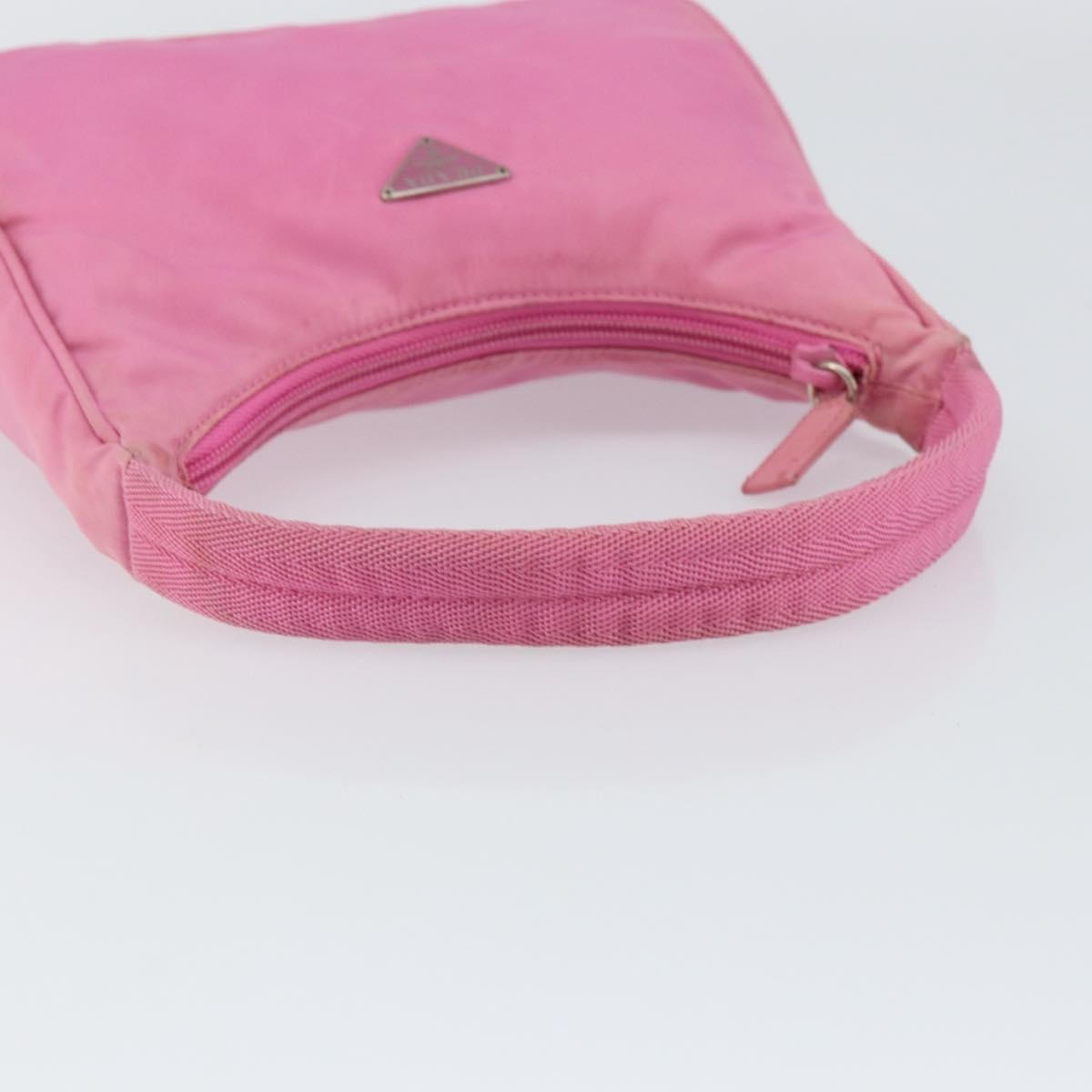 Prada Hobo Tessuto Pink Nylon Handbag (Pre-Owned)