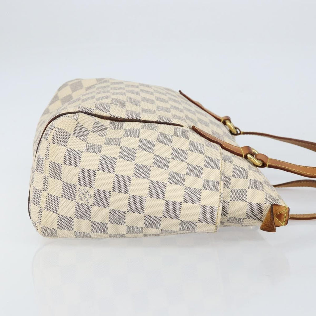 Louis Vuitton Totally Handbag Damier White Canvas Tote Bag Bag (Pre-Owned)