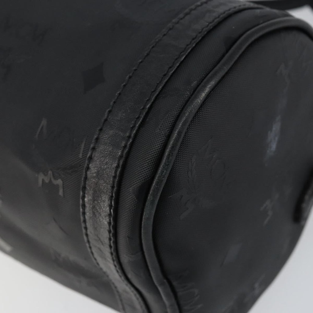 MCM Visetos Shoulder Bag Pvc Black Pvc Bag (Pre-Owned)