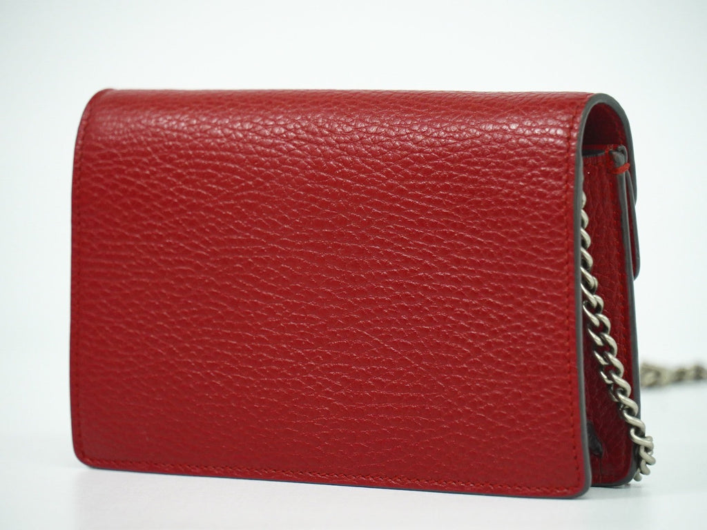 Gucci Dionysus Bag Leather Red Leather Crossbody Bag Bag (Pre-Owned)