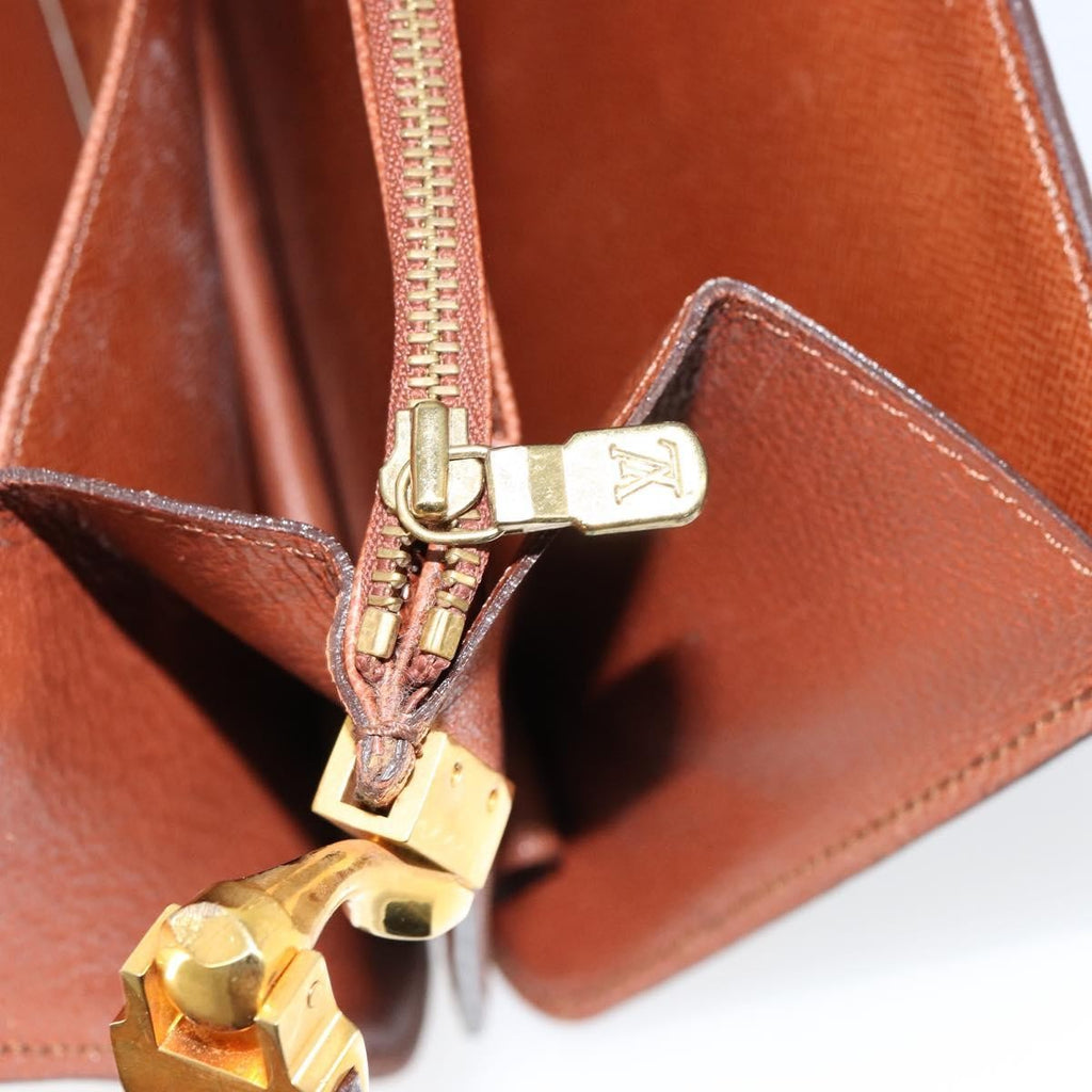 Louis Vuitton Vintage Dauphine Shoulder Bag Monogram Canvas Brown Canvas Shoulder Bag Bag (Pre-Owned)