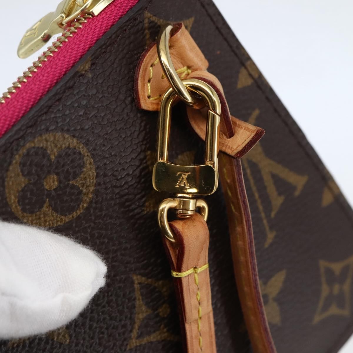 Louis Vuitton Neverfull Pochette Monogram Canvas Brown Canvas Clutche & Pouche Bag (Pre-Owned)