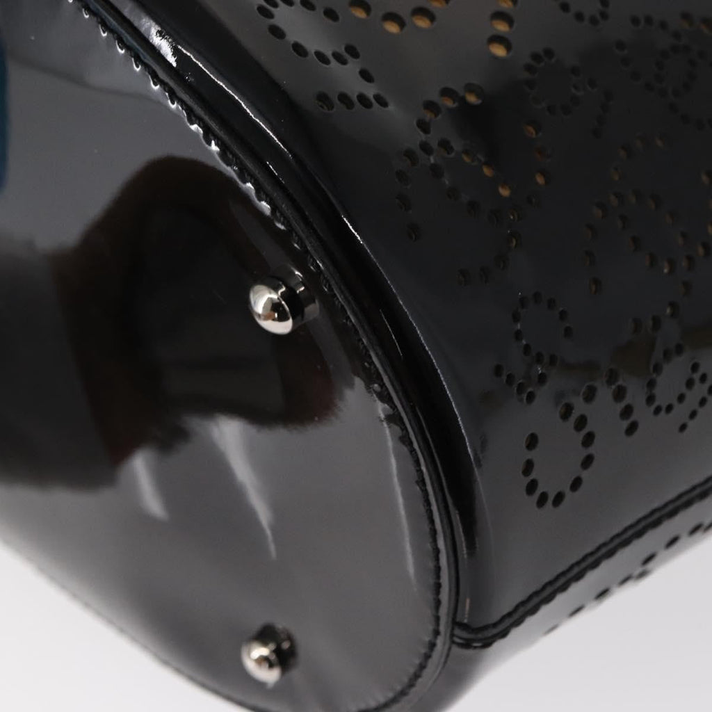 Chanel Cc No.5 Shopping Tote Perforated Patent Black Patent_Leather Tote Bag Bag (Pre-Owned)