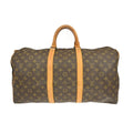 Louis Vuitton Keepall Bag Monogram Canvas Brown Canvas Travel Bag Bag (Pre-Owned)