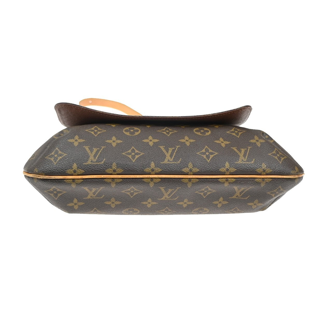 Louis Vuitton Musette Salsa Handbag Monogram Canvas Brown Leather Shoulder Bag Bag (Pre-Owned)
