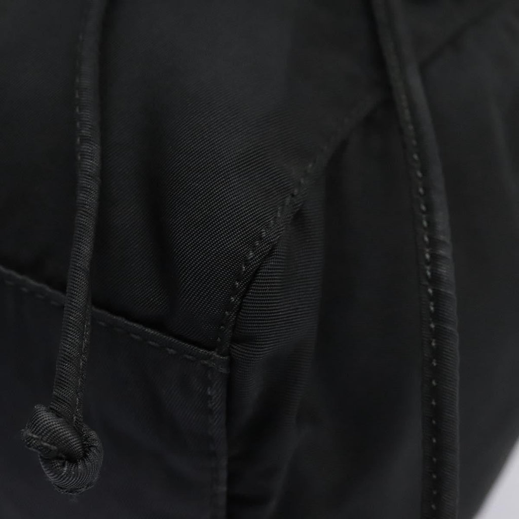 Prada Flap Drawstring Backpack Tessuto Black Nylon Backpack Bag (Pre-Owned)