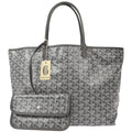 Goyard Saint Louis Tote Coated Canvas Gray Canvas Tote Bag Bag (Pre-Owned)
