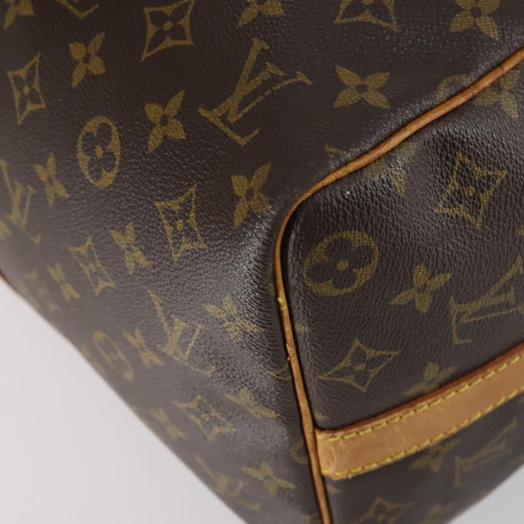 Louis Vuitton Keepall Bandouliere Bag Monogram Canvas Brown Canvas Travel Bag Bag (Pre-Owned)