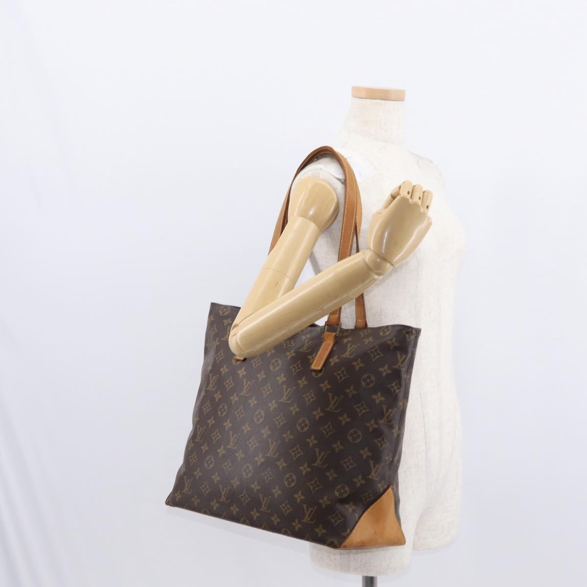 Louis Vuitton Cabas Mezzo Monogram Canvas Brown Canvas Tote Bag Bag (Pre-Owned)