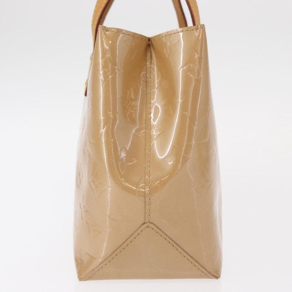 Louis Vuitton Reade Handbag Monogram Vernis Beige Patent_Leather Handbag (Pre-Owned)