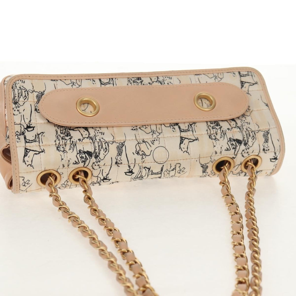 Chanel Limited Edition Scarf Flap Bag Printed Silk And Leather Multicolour Leather Shoulder Bag Bag (Pre-Owned)