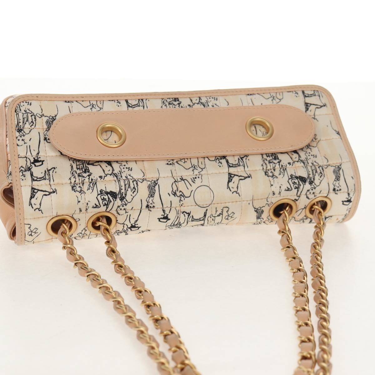 Chanel Limited Edition Scarf Flap Bag Printed Silk And Leather Multicolour Leather Shoulder Bag Bag (Pre-Owned)
