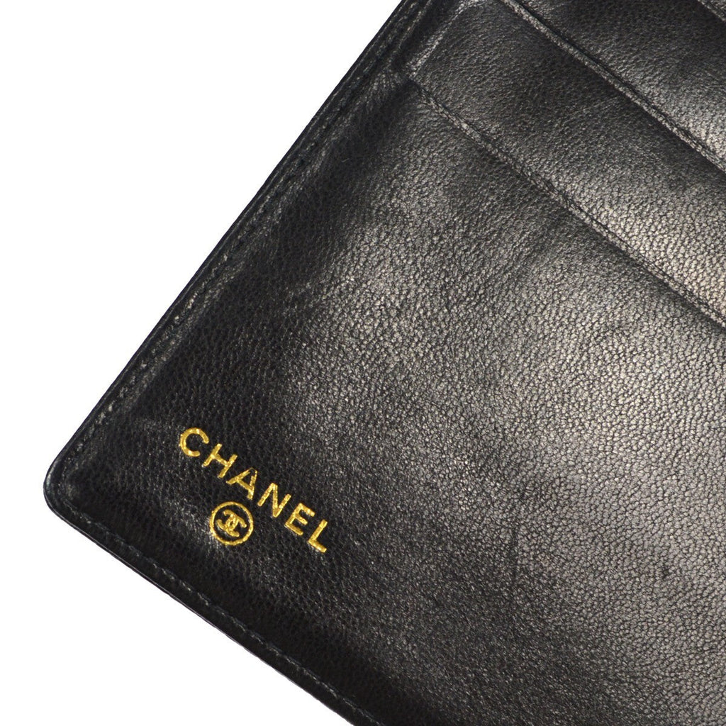 Chanel Timeless Cc French Wallet Caviar Black Leather Wallets Accessory (Pre-Owned)