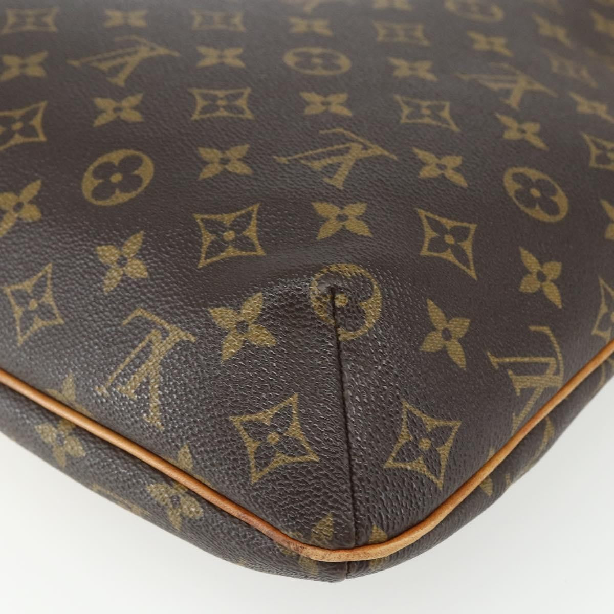 Louis Vuitton Musette Handbag Monogram Canvas Brown Canvas Shoulder Bag Bag (Pre-Owned)