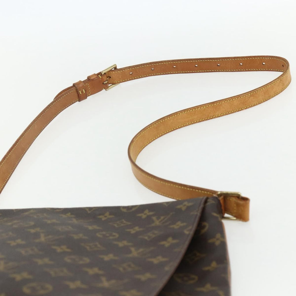 Louis Vuitton Musette Handbag Monogram Canvas Brown Canvas Shoulder Bag Bag (Pre-Owned)