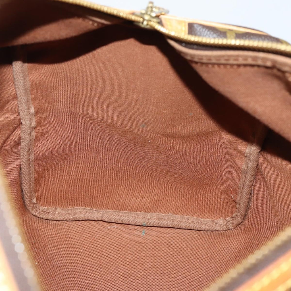 Louis Vuitton Sac Souple Handbag Monogram Canvas Brown Canvas Travel Bag Bag (Pre-Owned)