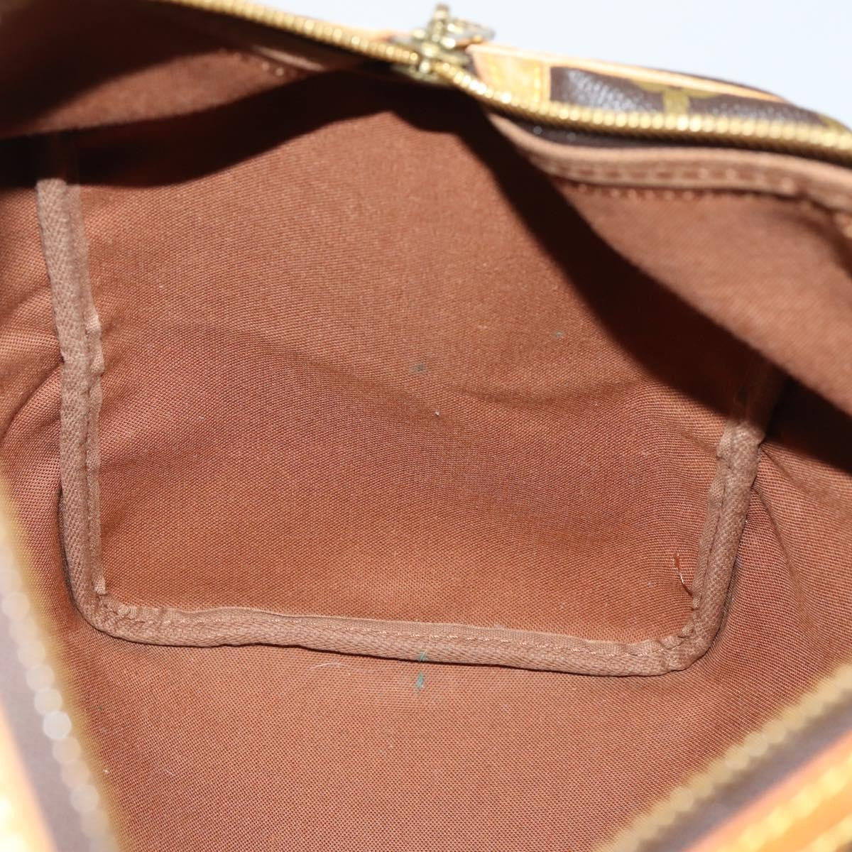 Louis Vuitton Sac Souple Handbag Monogram Canvas Brown Canvas Travel Bag Bag (Pre-Owned)