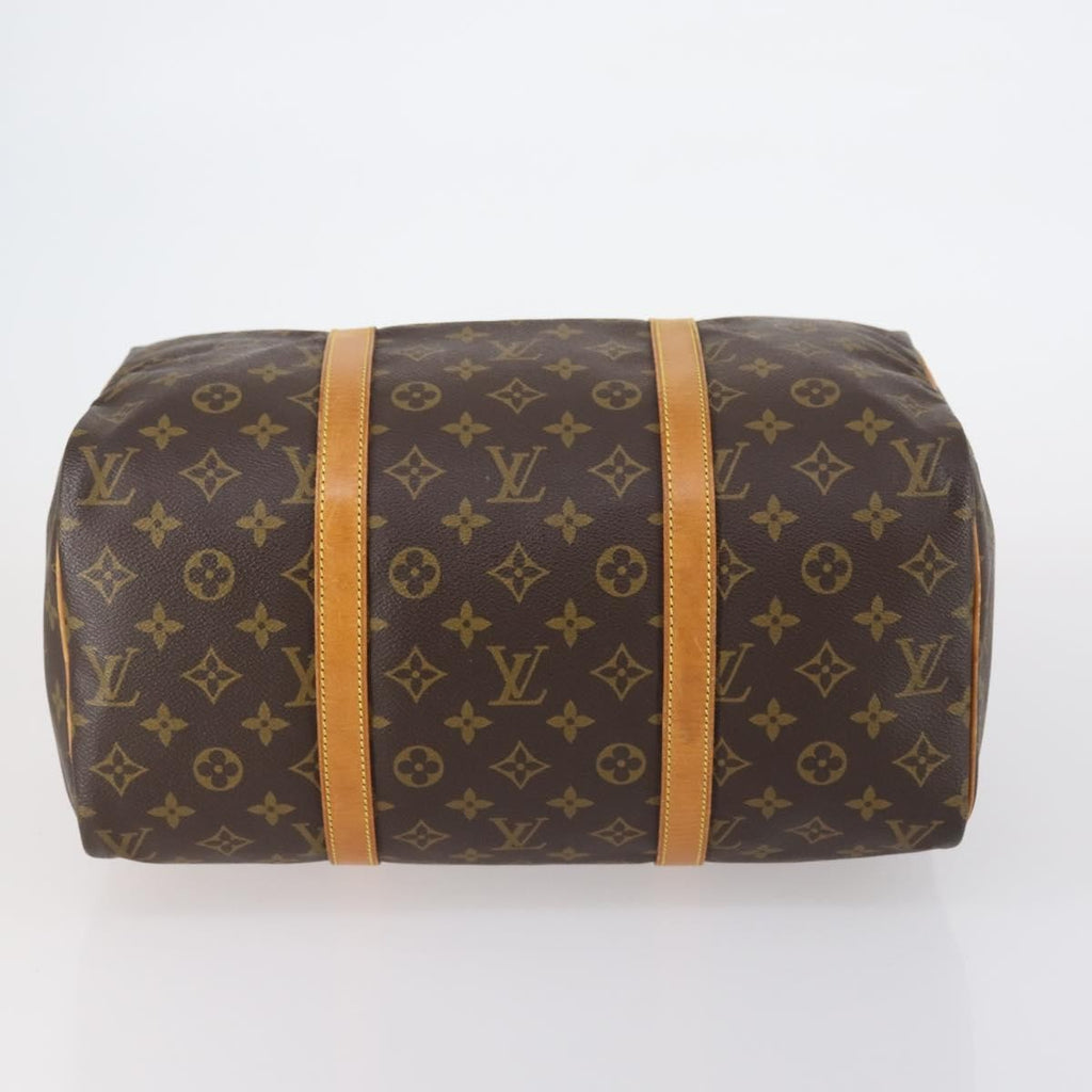 Louis Vuitton Sac Souple Handbag Monogram Canvas Brown Canvas Travel Bag Bag (Pre-Owned)