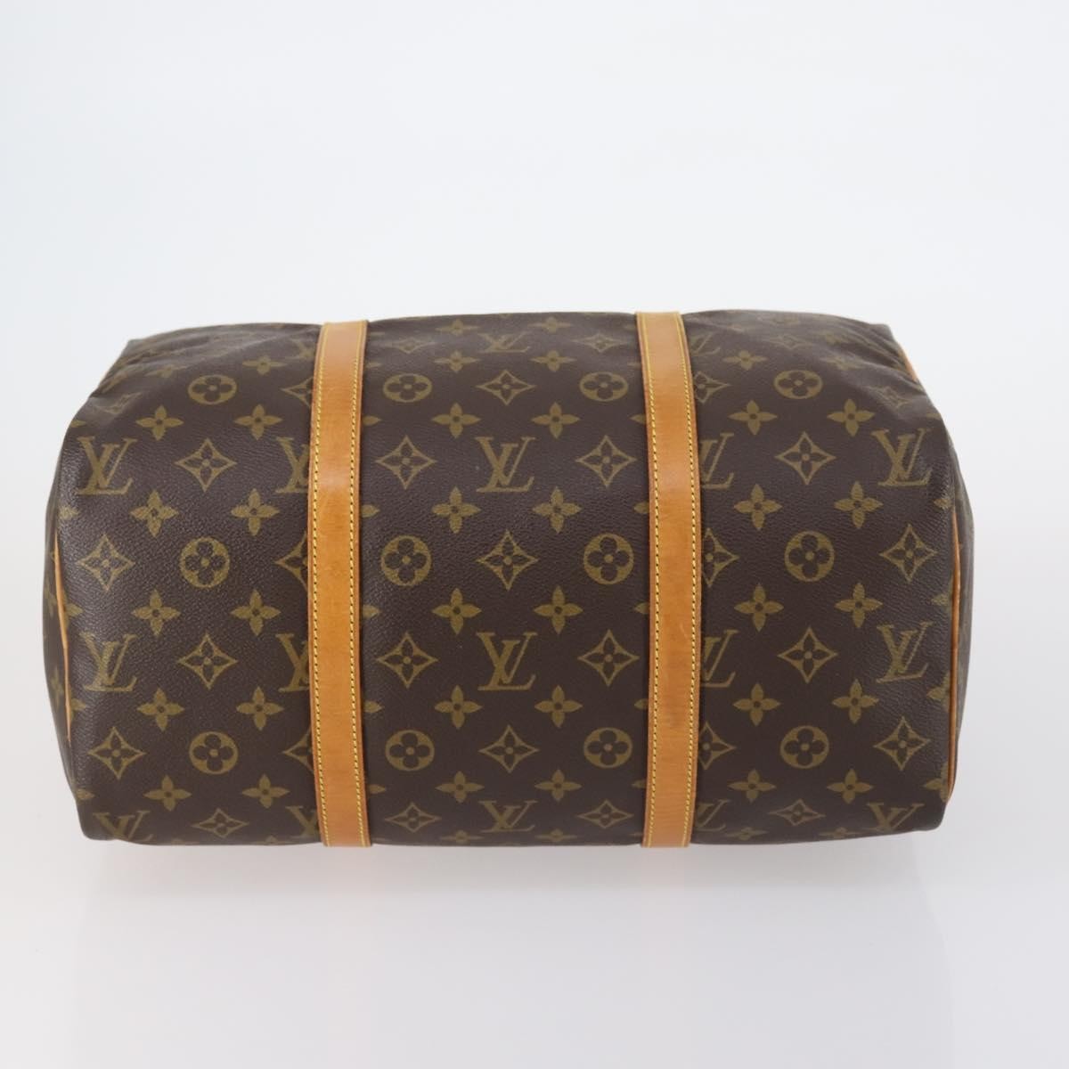 Louis Vuitton Sac Souple Handbag Monogram Canvas Brown Canvas Travel Bag Bag (Pre-Owned)