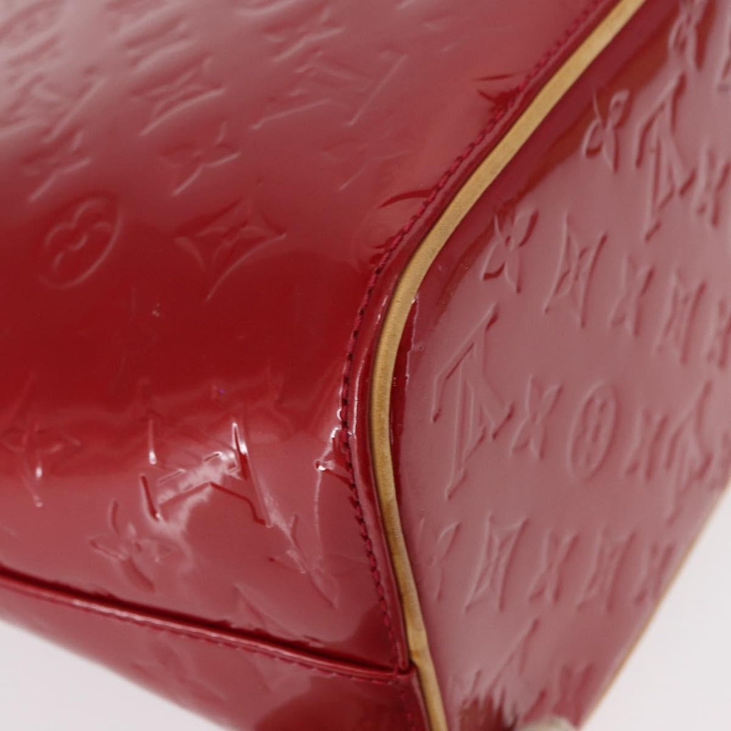 Louis Vuitton Houston Handbag Monogram Vernis Red Patent_Leather Handbag (Pre-Owned)